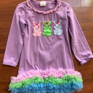 Girls Toddler Easter Peeps Dress size 3/4